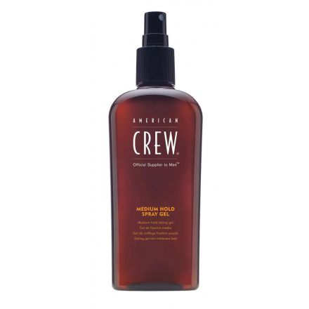 American Crew Medium Hold Styling Gel hajformázó spray-gél, közepes tartás, 250 ml