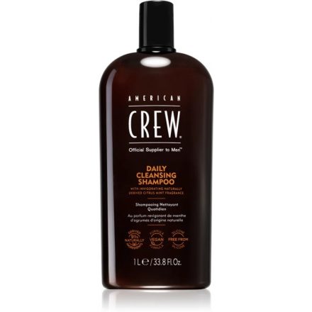 American Crew Daily Cleansing tisztító sampon mindennapi használatra, 1 l